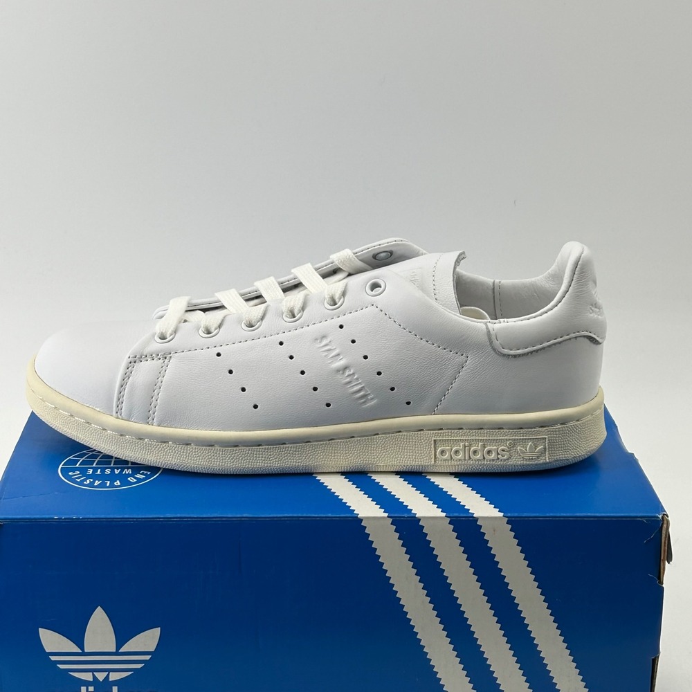 adidas Stan Smith Lux Men 5 White Leather IG6421 Sneakers New NWT Classic